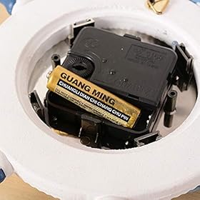 IMIKEYA Mediterranean Wall Clock Steering Wheel Nautical Silent Wall Clock Beach Sea Theme Ticking Clock with Rope Shell… 51YZh7fZzWL