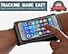 Cell Phone Armband for Running - Water Resistant Case for iPhone X 8 7 6S, Galaxy S8 S7 S6, Android - Zip Pocket Key Holder, Full Touch Screen and Earphone Access - Wristband Stretches to Fit Forearm