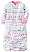 Carters One Piece Zoo Animals Micro Fleece Sleep Bag or Sack (0-9 Months, Pink Multi)
