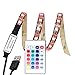 BEILAI 50cm USB 5V LED Strip Light Kit, Bias Lighting 5050 LED TV Background Lighting With 24 Key Remote Controller for HDTV, Desktop, Monitors, Home decoration