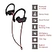 Bluetooth Headphones,Miltuu Wireless Sports Earphones in-Ear Earbuds IPX7 Waterproof with Mic Sweatproof Bass HD Stereo for Gym Running Workout 8 Hour working time Noise Cancelling Headsets V4.1