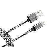 iPhone 7 Charger, 6.6ft Apple MFi Certified, Cambond 8 Pin Braided USB Lightning Cable Cord for iPhone 7 / 7 Plus, iPhone SE, iPhone 6s / 6s Plus / 6 / 6 Plus / 5s / 5c / 5, iPad Air, Mini ( Grey )