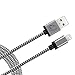 iPhone 7 Charger, 6.6ft Apple MFi Certified, Cambond 8 Pin Braided USB Lightning Cable Cord for iPhone 7 / 7 Plus, iPhone SE, iPhone 6s / 6s Plus / 6 / 6 Plus / 5s / 5c / 5, iPad Air, Mini ( Grey )