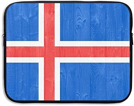 PopKindom Laptop Sleeve Laptop Sleeve Case Wooden Cross Vintage Iceland Flag Neoprene Carrying Bag Briefcase Handbag For 13 Inch For All Computer Ultrabook/Lenovo Dell/MacBook Pro/Macbook Air