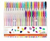 Gel Pens,Includes Metallic,pastels,Neon,Glitter for Scrapbooking, Coloring,Doodling,Sketching and Craft,Pack of 48