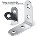 L Bracket 20 Packs, Stainless Steel Right Angle Corner Brackets/Brace with Screws-40 X 40 mm