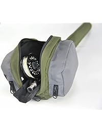 BW Deportes rc 2000 Series Dual Fly Rod y carrete Case for 9 ft. (o menor) 2 Piece de pescar con mosca