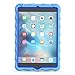 Gumdrop Cases Droptech for Apple iPad Mini 4 (Late 2015) A1538 A1550 Rugged Tablet Case Shock Absorbing Cover, Light Blue/Royal Blue