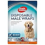 Simple Solution Disposable Dog Diapers for Male