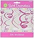 amscan Plastic Swirl Decorations, 22