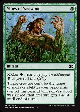 Magic: the Gathering - Vines of Vastwood (168/249) - Modern Masters 2015 - Foil