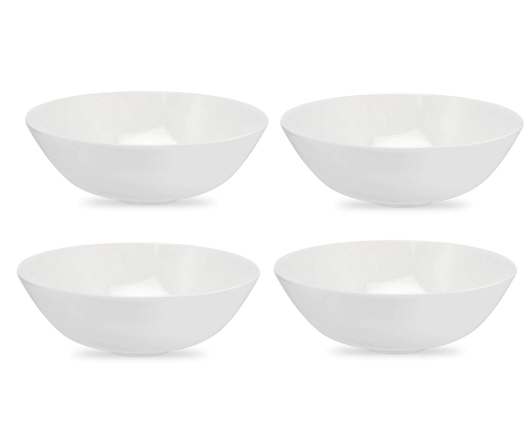 Portmeirion Royal Worcester 18.5 cm Deep Bowl, Set of 4, White