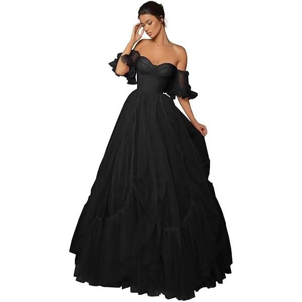 green emerald velvet dress Sexy Tulle A-Line Off-Shoulder Long Sleeve Empire Appliques With Pocke