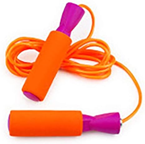 Amazon Co Jp なわとび フィットネス コンディショニング 脂肪の損失のためのプラスチックスキッピングロープジャンプ速度エクササイズロープ 縄跳び Color Orange Size 2 8m ホーム キッチン