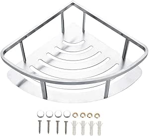 La Esquina del Estante de Acero Inoxidable de Pared Baño Ducha cubículo