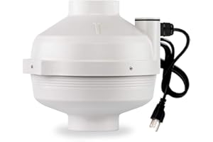 xyfair XYF Air PF-100 | Radon Mitigation Fan 4" 190CFM | Waterproof Duct Fan (Indoor/Outdoor)