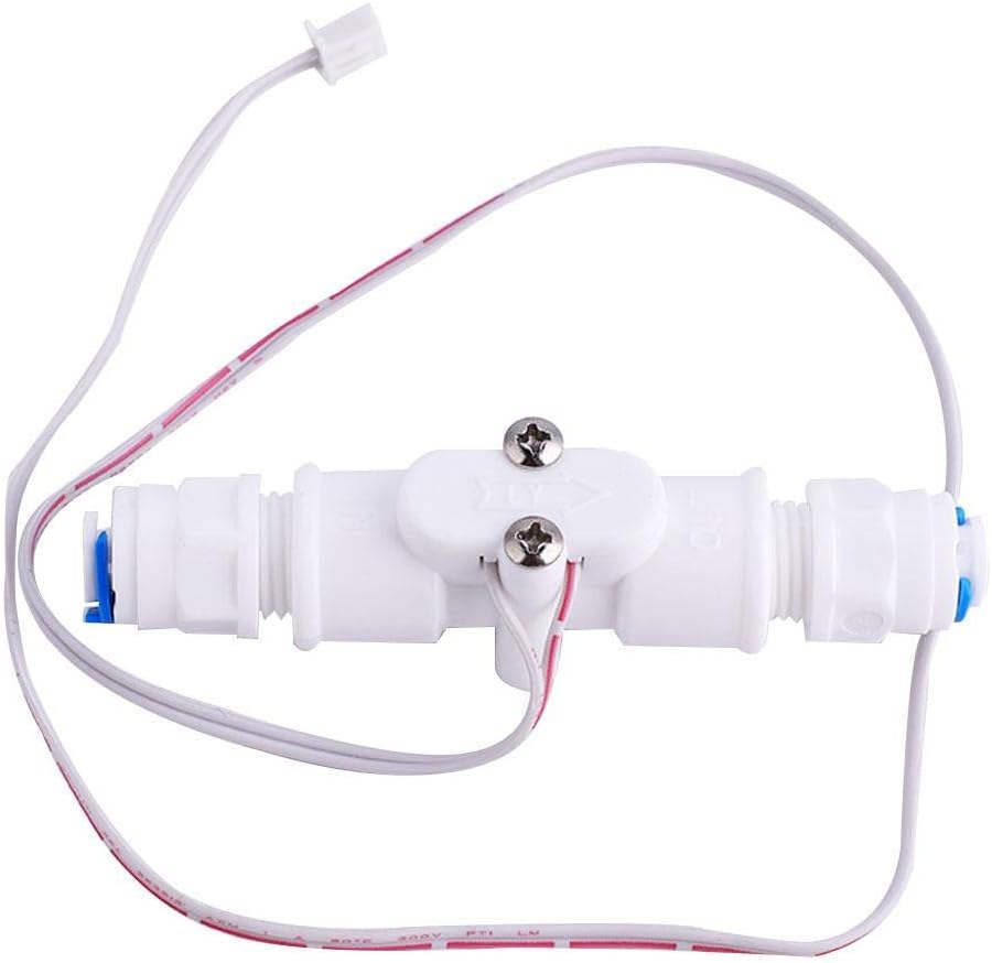 Water Flow Switch, G1/4 Precise Water Flow Sensor Switch, 0.5-10L, 110V, for Household Office Water Dispenser