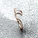 Barogirl Wave Rose Gold Ring Engagement Roses Ring for Women Women's Rings for Lovers YR903 (8)