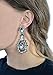 Happiness Boutique Women Vintage Statement Earrings in Pink Big Rhinestones Dangle Chandelier Earrings Nickel Free