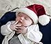 Huggalugs Baby Toddler Children or Adult Snowy Santa Stocking Hat M