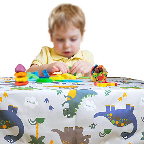 High Chair Splat Floor Mat by CLCROBD, 51" Waterproof Anti-Slip Food Splash Spill Mess Mat, Washable Portable Picnic Play Mat and Table Cloth for Arts and Crafts