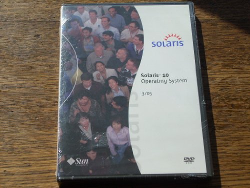 SOLARIS 10 OPERATING SYSTEM 3/05 dvd-Rom in original Shrinkwrapped Clamshell Case