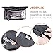 bag in bag Multi-functional Contrast Bag Shoulders Bag Rucksack Insert Backpack Organizer,Black