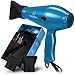 1875W Professional Hair Dryer with Ionic Conditioning - Powerful, Fast Dry Blow Dryer - 2 Speeds, 3 Heat Settings Blue hairdryer