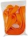 6-Pack Soft Loops Tie-Down Straps - 12'' x 1'' HeavyWeight Orange | Polyester Nylon Webbing Anchor Straps for Cargo Management, Trailers, Trucks, Bungees, Ratchet Tie Downs