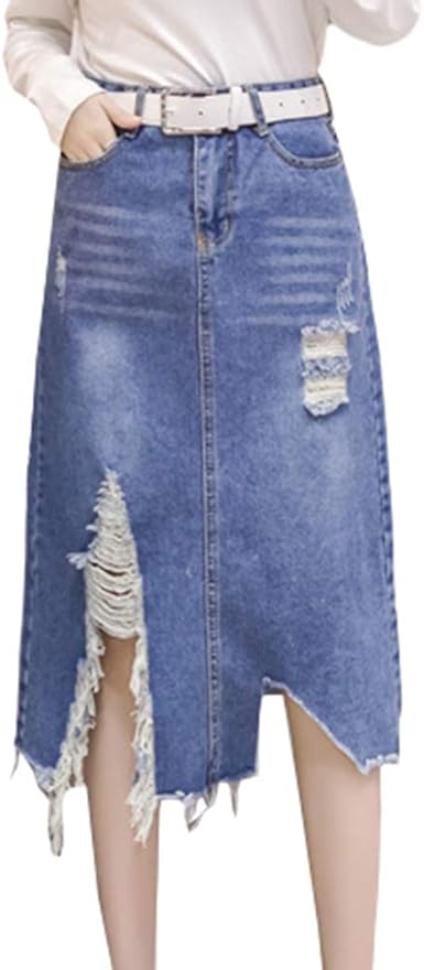 amazon uk denim skirts