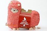 Aunt Merry Mokomoko Llama Alpaca Hug Pillow Cushion Doll (pink)
