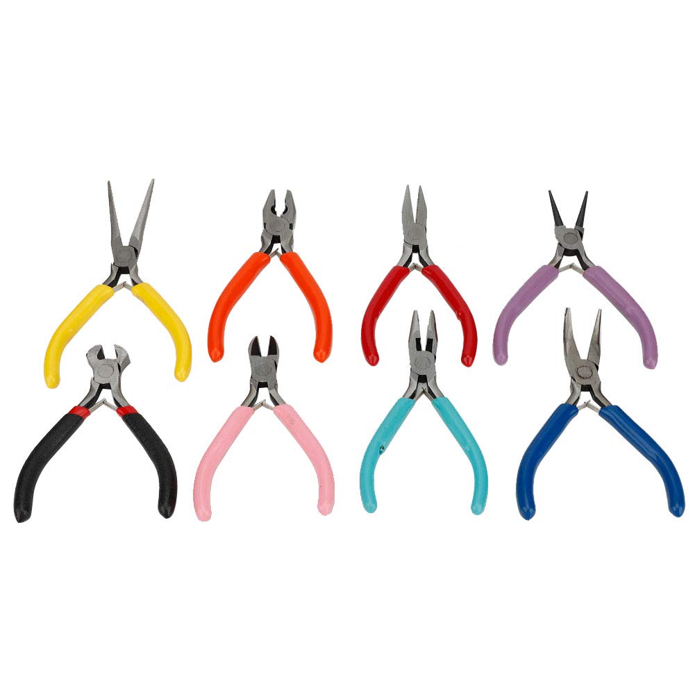 Jewelry Pliers,8Pcs Jewelry Making Pliers Tools Jewelry Tools Needle Nose Pliers Round Nose Pliers Jewelry Pliers Set Pliers for Jewelry Making,for Jewelry Repair