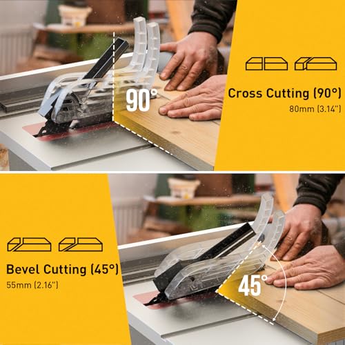 15Amp Portable Table Saw 10 inch, 4600RPM Compact Tablesaw with 36T Blade, photo 9