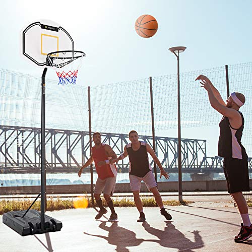 MARNUR Basketball Hoop Portable Basketball Goal Outdoor Basketball