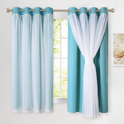 Amazon Com Pony Dance Sheer Blackout Curtains Thermal Insulated