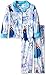 Disney Girls' Big Girls' Frozen Elsa and Anna 2-Piece Minky Pajama Coat Set, White, 8