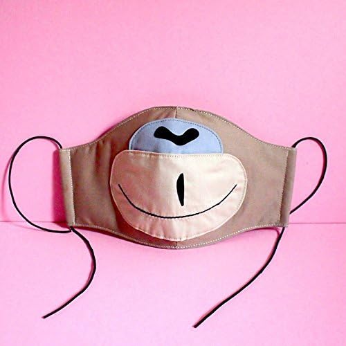 Monkey Unisex Cotton Fabric Protective Anti-Dust Mouth Nose Face Mask For Man Woman