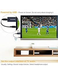Transmisor Bluetooth para TV PC, (0.138 in, RCA, Ordenador USB Digital Audio) Dual Link adaptador de audio inalámbrico para auriculares, Plug and Play, baja latencia, sin batería incorporada pero para siempre energía