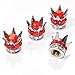 smallAutoParts 4 Chrome Crown Red Bling Diamond Tire/Wheel Stem Valve Caps car Truck hot Rod