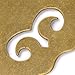 Hardware Philosophy Ocean Wave Brass Corner Hardware 2