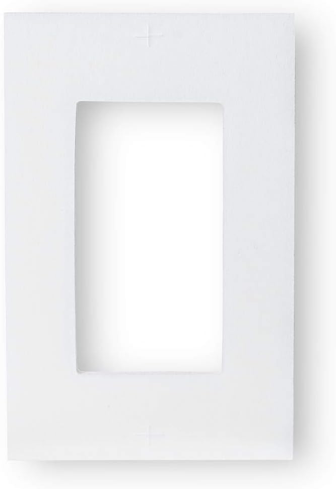 Decorative, Rectangular Adhesive Backed Outlet Sealers-10 Pack by Battic Door