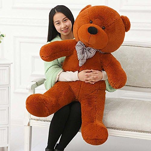 Giant Teddy Bear Stuffed Animals Plush Toys for Children Deep Brown
