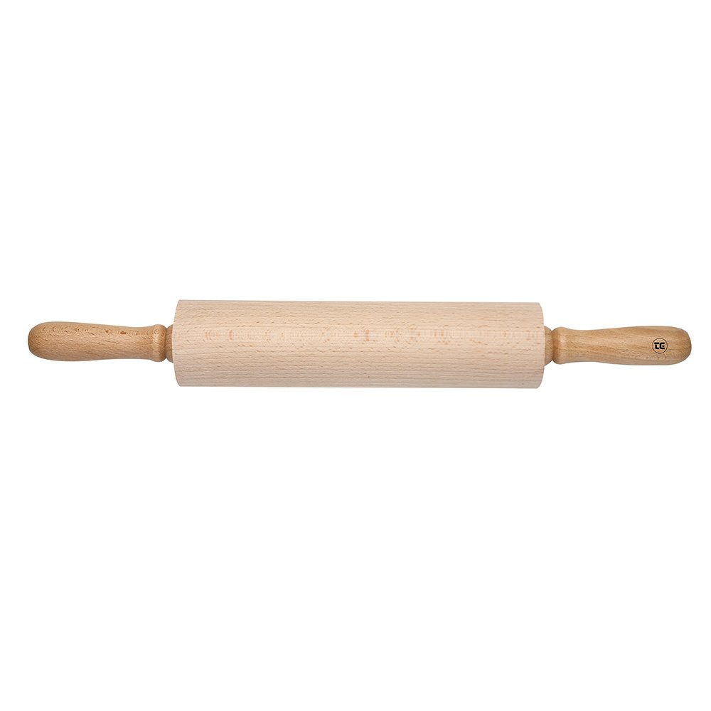 T&G Rolling Pin with Revolving Centre in FSC Certified Beech, 41 x 5.6 cm, Beige (06135)