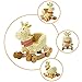 Labebe Baby Wooden Rocking Horse Yellow Giraffe 2-in-1 Toddler Ride-on Toys for 6 months to 3 years Old Kids Creative Birthday Gift