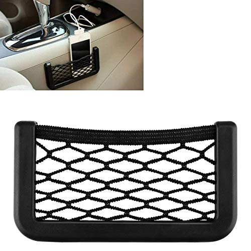 AllExtreme EXCSHB1 Universal Car Seat Side Back Storage Elastic Mesh Pocket Net Bag Phone Holder Card Organizer (Black) AllExtreme EXCSHB1 Universal Car Seat Side Back Storage Elastic Mesh Pocket Net Bag Phone Holder Card Organizer (Black)