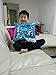 Fengheshun Reversible Sequins Mermaid Pillow (Filled) 40×40 cm Magical Color Changing Indoor Decorations (Black+Green), Children's Day Gift