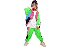 LOLANTA Boys' Girls' Color Block Jacket Active Pants Sets Dance Clothes Tracksuit Unisex