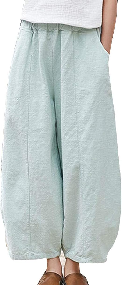 Leinenhose Damen Im Palazzo-Schnitt - Leicht & Luftig Für Den Sommer