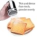 Powdered Sugar Shaker With Lid 3Pack, Stainless Steel Mesh Powder Shaker Duster For Cinnamon Sugar Pepper Powder Cocoa Flour