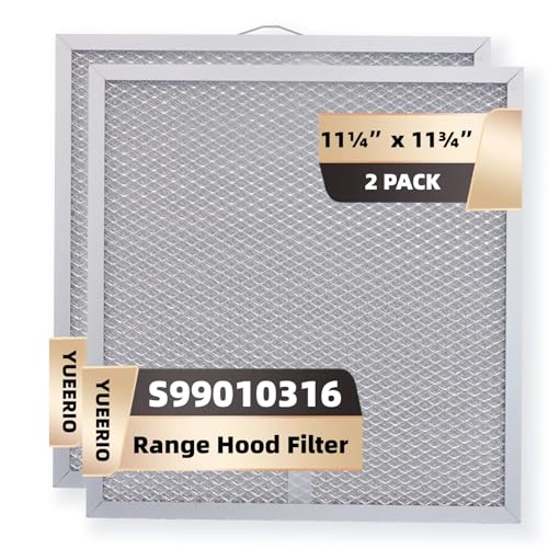YUEERIO 99010316 Range Hood Grease Filter - 11 1/4